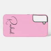 Einfaches Personalisiertes Samsung Galaxy Case Hülle (Rückseite (Horizontal))