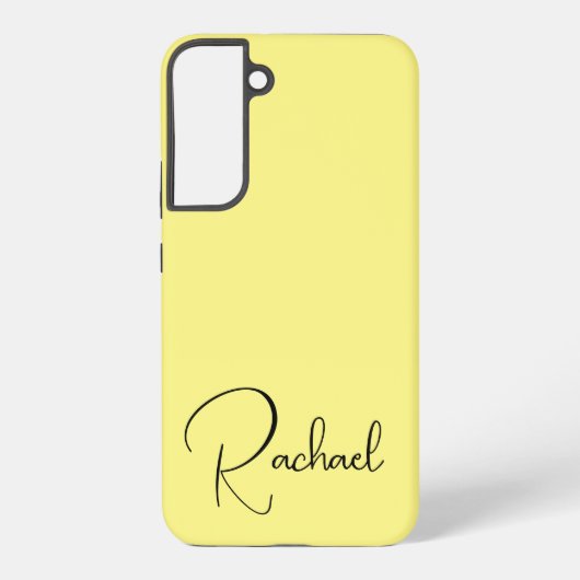 Einfaches Personalisiertes Samsung Galaxy Case Hülle (Rückseite)