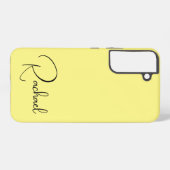 Einfaches Personalisiertes Samsung Galaxy Case Hülle (Rückseite (Horizontal))