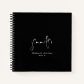 Einfaches Personalisiertes Thumbnail Sketchbook No Notizblock (Vorderseite)