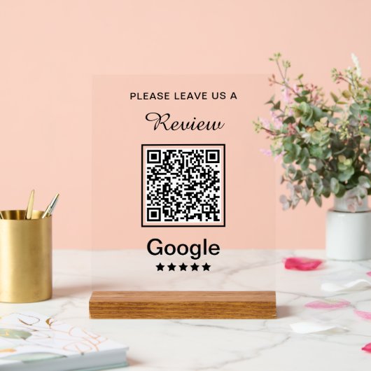 Einfaches Personalisiertes Unternehmen Verlasst ei Acrylschild (Hochzeit)