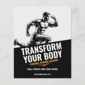 Einfaches persönliches Training Flyer (Vorne)