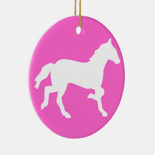 einfaches Pferd Keramikornament (Rechts)