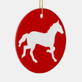 einfaches Pferd Keramikornament (Rechts)