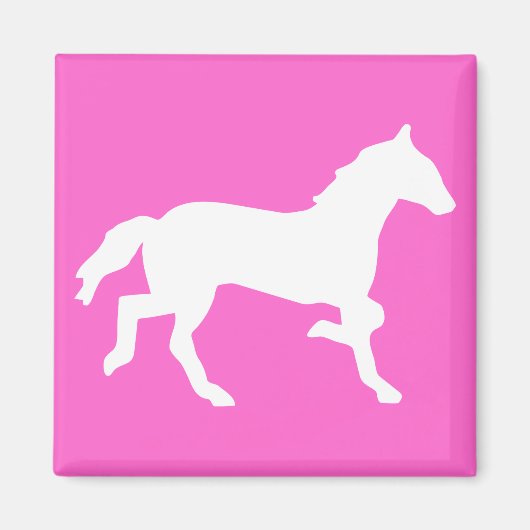 einfaches Pferd Magnet (Vorne)