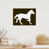 einfaches Pferd Poster (Küche)