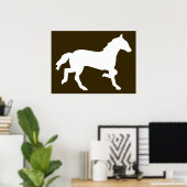 einfaches Pferd Poster (Heimbüro)