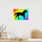 einfaches Pferd Poster (Küche)