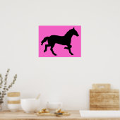 einfaches Pferd Poster (Küche)