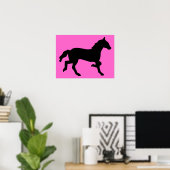 einfaches Pferd Poster (Heimbüro)