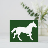 einfaches Pferd Postkarte (Stehend Vorderseite)