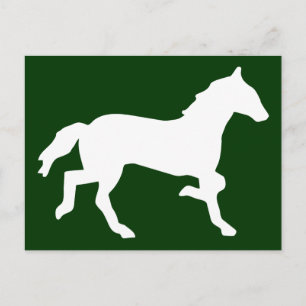 einfaches Pferd Postkarte