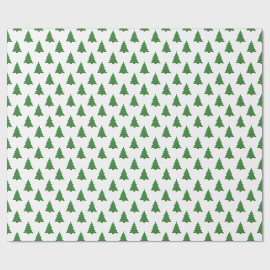 einfaches Pines Wrapping Paper Geschenkpapier (Flach)