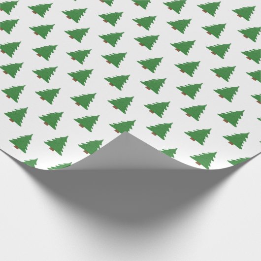 einfaches Pines Wrapping Paper Geschenkpapier (Ecke)