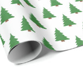 einfaches Pines Wrapping Paper Geschenkpapier (Rolleneckpunkt)