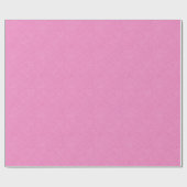 Einfaches Pink Linen Textur Wrapping Papier Geschenkpapier (Flach)