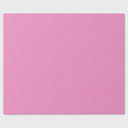 Einfaches Pink Linen Textur Wrapping Papier Geschenkpapier (Flach)