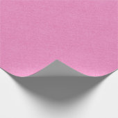 Einfaches Pink Linen Textur Wrapping Papier Geschenkpapier (Ecke)