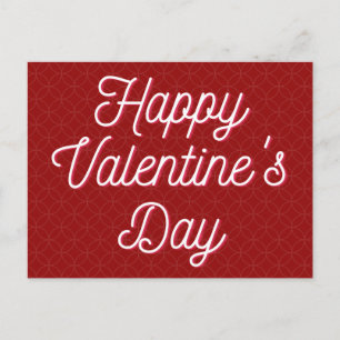 Einfaches platonisches Valentinsgeschenk Postkarte