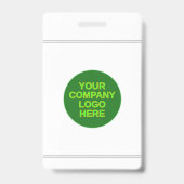 Einfaches Portrait-Abzeichen für Mitarbeiter/Mitar Ausweis (Back)