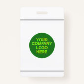 Einfaches Portrait-Abzeichen für Mitarbeiter/Mitar Ausweis (Rückseite)