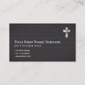 Einfaches Priesterpastor Minister Deacon Clergy Fa Visitenkarte (Vorderseite)