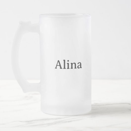 Einfaches professionelles Geschäft 16 oz Mattglas Bierglas (Links)