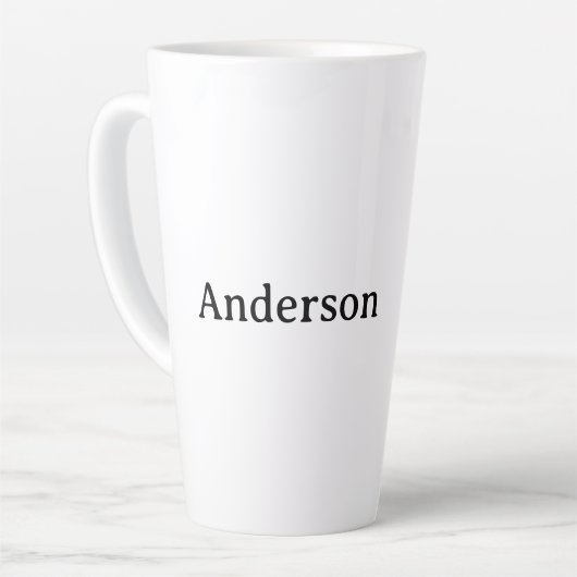 Einfaches professionelles Geschäft 17 oz groß Milchtasse (Linke Ecke)