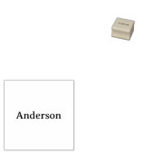 Einfaches professionelles Geschäft 1" x 1" Gummistempel (Stempel)