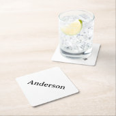 Einfaches professionelles Geschäft 4" x 4" Diamant Untersetzer (Vor Ort)