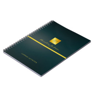 Einfaches Professionelles Markenlogo Notizblock