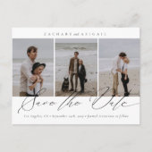 Einfaches QR-Code-Arch-Foto Hochfahren speichern S Ankündigungspostkarte (Vorderseite)