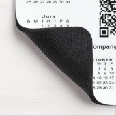 Einfaches QR-Code für 2025-Kalender in der Geschäf Mousepad (Ecke)