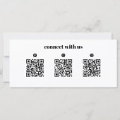 Einfaches QR-Code-Geschenkgutschein Grün (Rückseite)