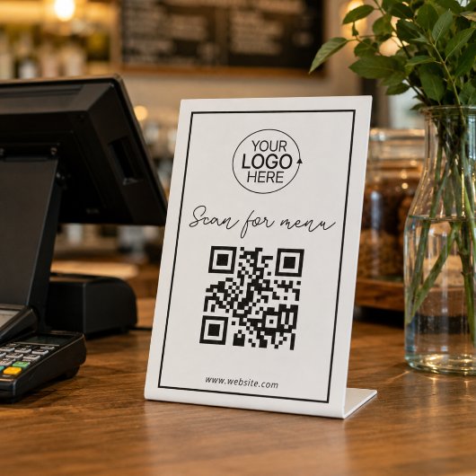 Einfaches QR-Code Hinzufügen eines kontaktlosen Me Sockelschild