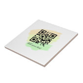 einfaches QR-Code hinzufügen Ihren Namen Text wass Fliese (Seite)