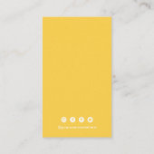 Einfaches QR-Code modern Visitenkarte (Rückseite)