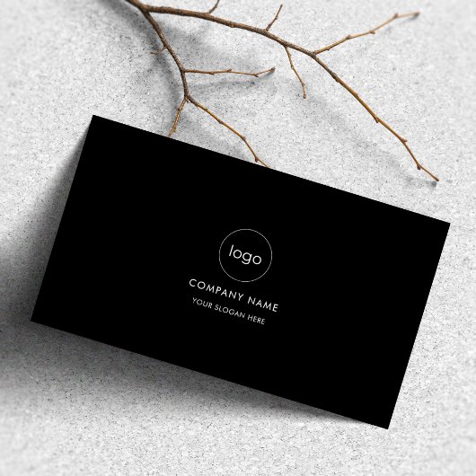 Einfaches QR-Code Schwarz-Weiß-Logo für soziale Me Visitenkarte