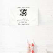 Einfaches QR-Code, um den Klassiker Ihres Namens h Banner (InSitu)