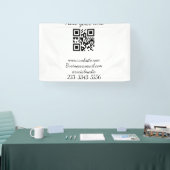 Einfaches QR-Code, um den Klassiker Ihres Namens h Banner (Messe)