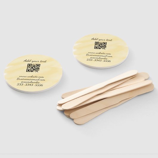 Einfaches QR-Code, um den Klassiker Ihres Namens h Fächer (Non-assembled)