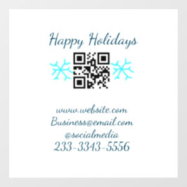 Einfaches QR-Code, um den Klassiker Ihres Namens h Fensteraufkleber