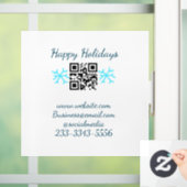 Einfaches QR-Code, um den Klassiker Ihres Namens h Fensteraufkleber (Zuhause)