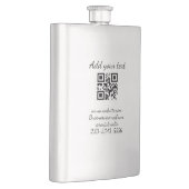 Einfaches QR-Code, um den Klassiker Ihres Namens h Flachmann (Rechts)