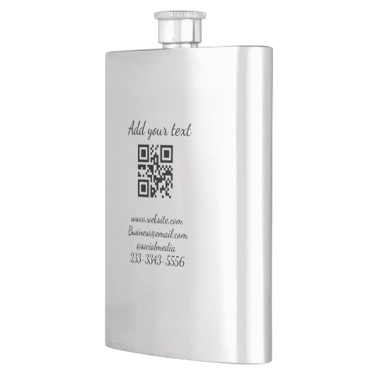 Einfaches QR-Code, um den Klassiker Ihres Namens h Flachmann (Links)