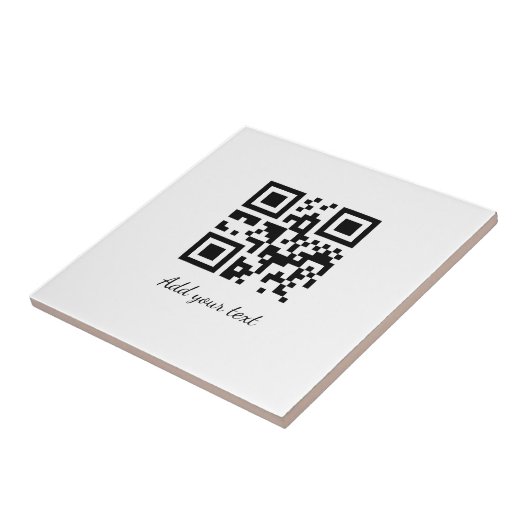 Einfaches QR-Code, um den Klassiker Ihres Namens h Fliese (Seite)