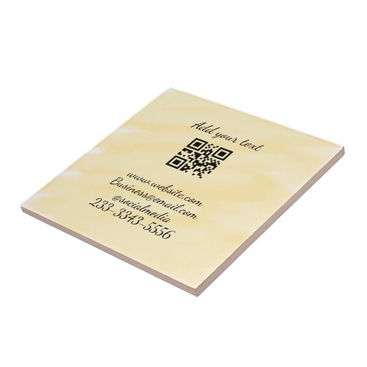 Einfaches QR-Code, um den Klassiker Ihres Namens h Fliese (Seite)