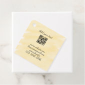 Einfaches QR-Code, um den Klassiker Ihres Namens h Geschenkanhänger (Beispiel)