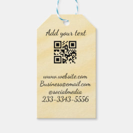 Einfaches QR-Code, um den Klassiker Ihres Namens h Geschenkanhänger