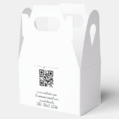 Einfaches QR-Code, um den Klassiker Ihres Namens h Geschenkschachtel (Geöffnet)